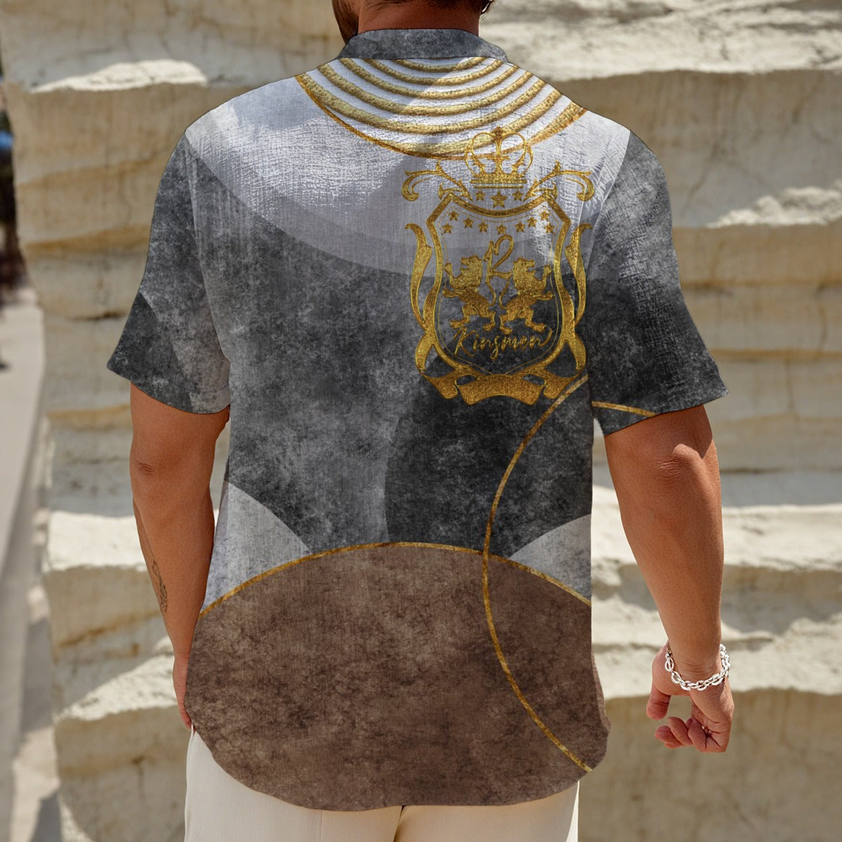12K Royal1 Henley Polo Shirt