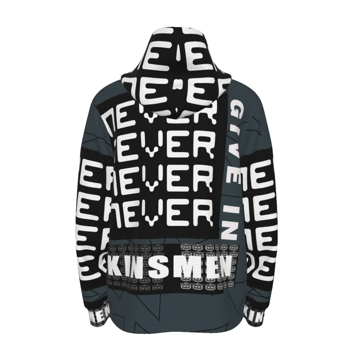 12K Never Men's Half Button Hoodie