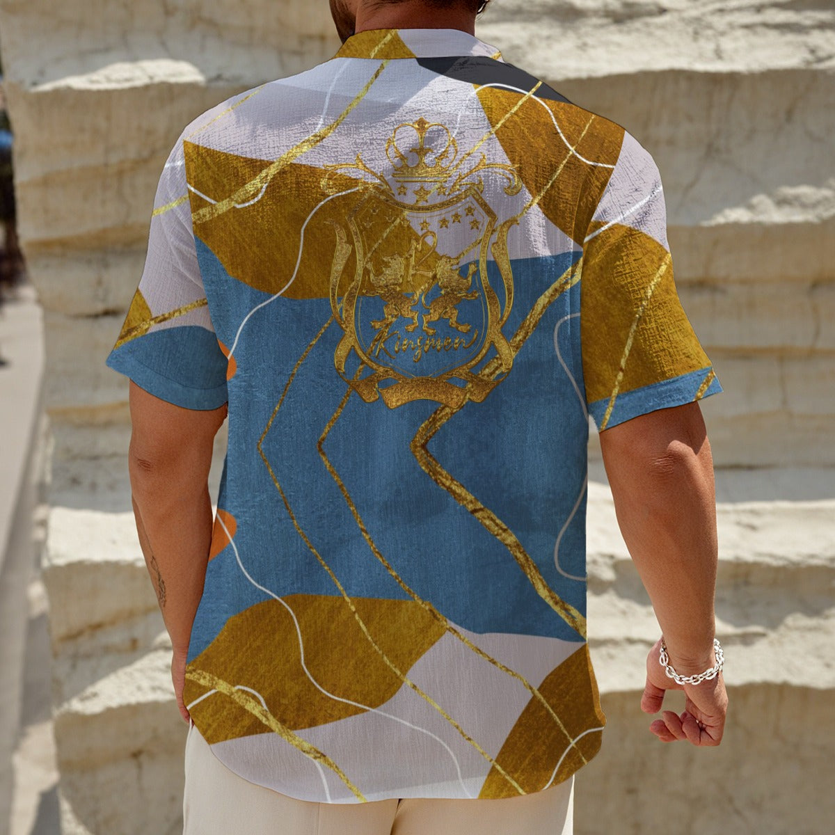 12K roya2 Henley Polo Shirt