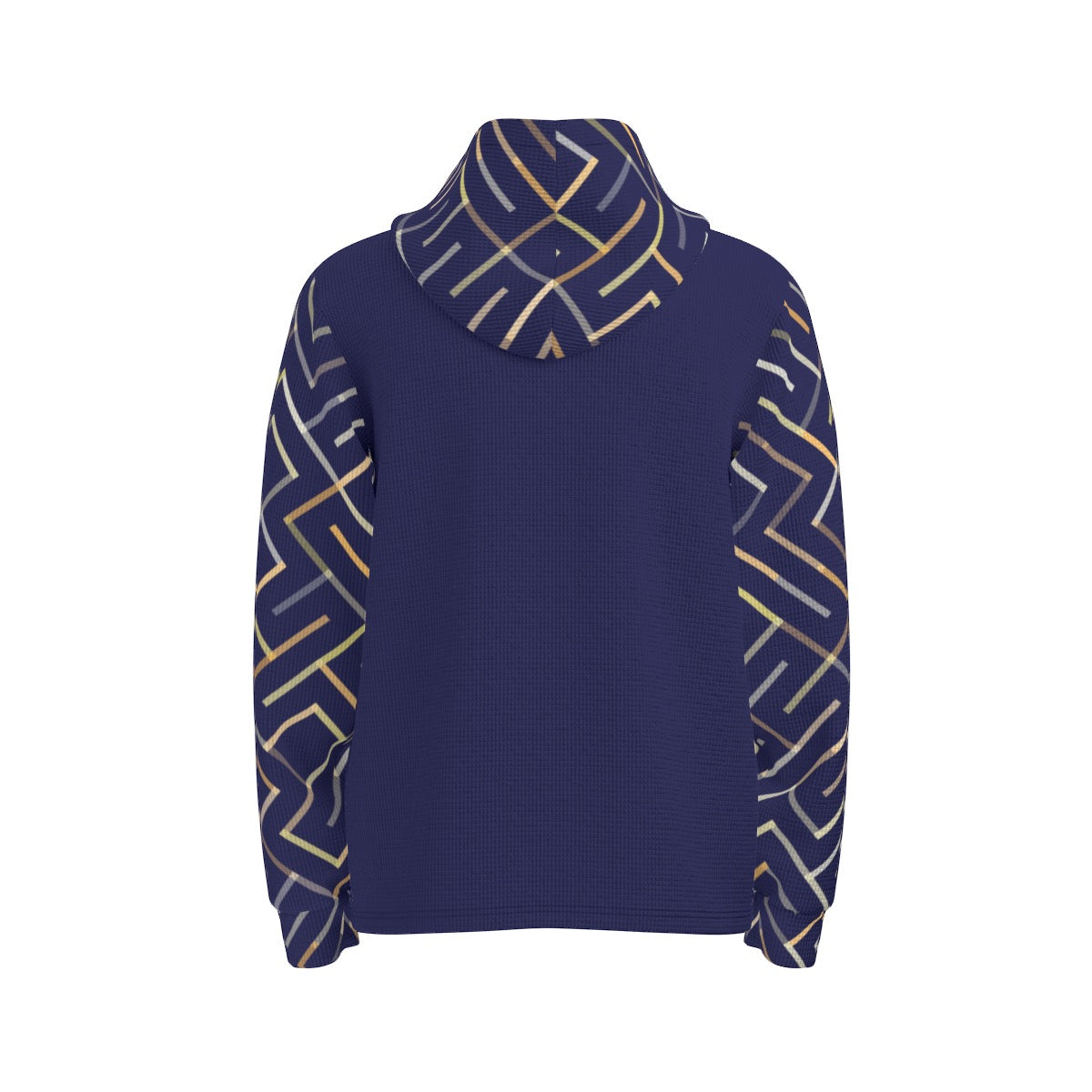 12k Navy Men's Half Button Hoodie