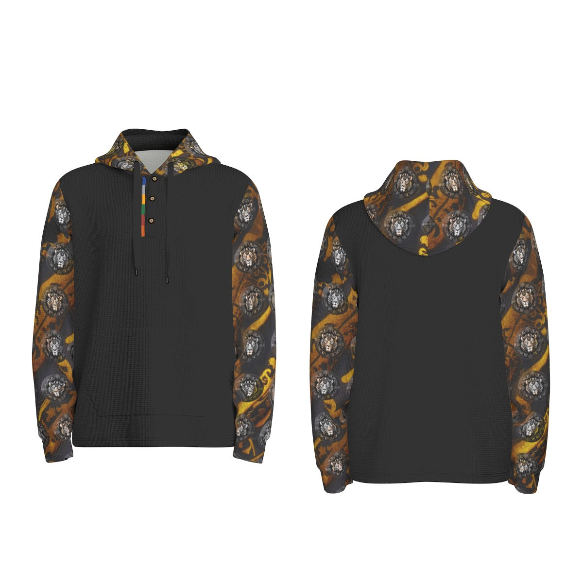 12Kinsmen Men's Half Button Hoodie