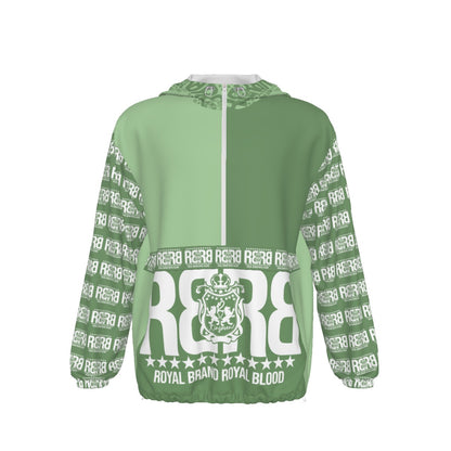 RB Women Green Pullover Jacket/ Zipper Closure