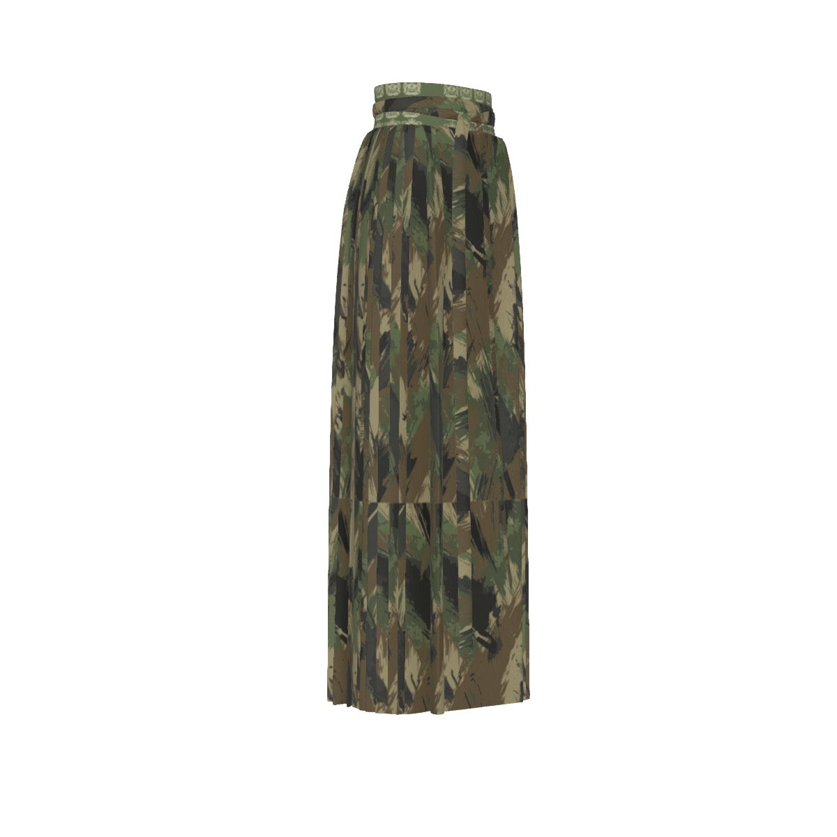 12k Woman Pleated Skirt Camo