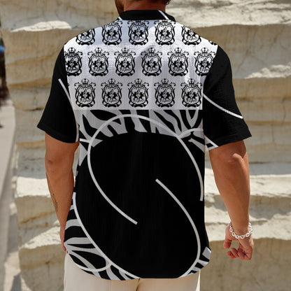 12K Nwa  Henley Polo Shirt