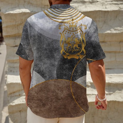 12K Royal1 Henley Polo Shirt