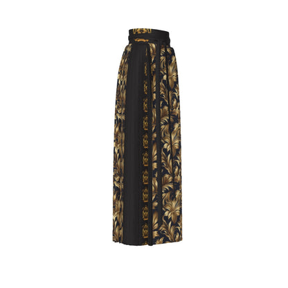 12k Woman Pleated Skirt Lilies