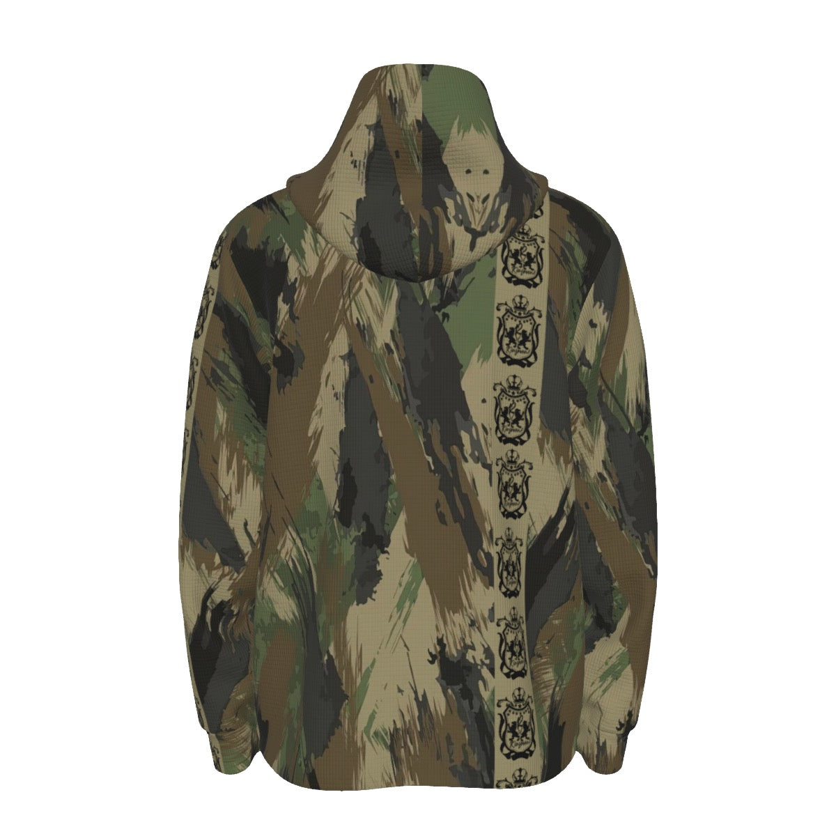 12K Camo Men's Half  Button Hoodie