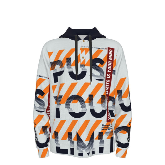 12K No limit Men's Half Button Hoodie