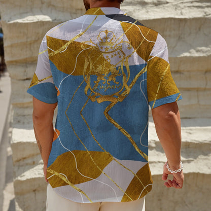 12K roya2 Henley Polo Shirt