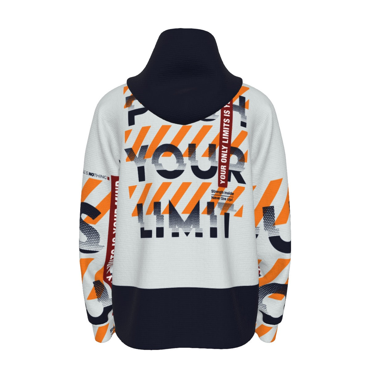 12K No limit Men's Half Button Hoodie