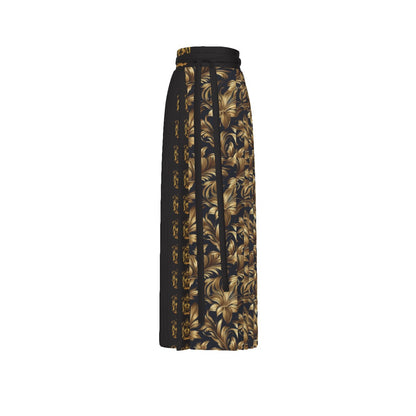 12k Woman Pleated Skirt Lilies