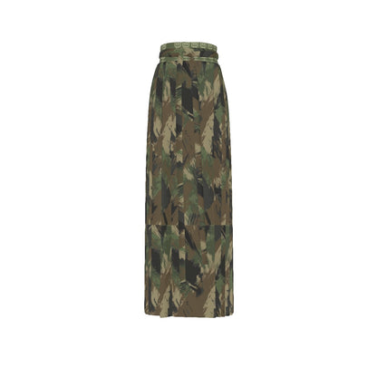 12k Woman Pleated Skirt Camo