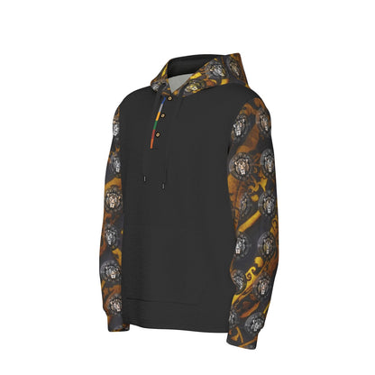 12Kinsmen Men's Half  Button Hoodie